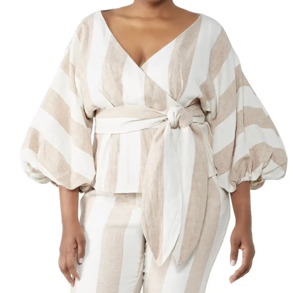 Mara Hoffman Libby Wrap Top